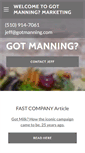 Mobile Screenshot of gotmanning.com